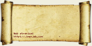 Jelisaveta Bakić vizit kartica